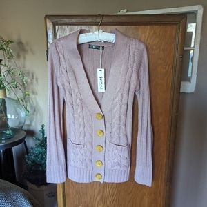 NWT YEMAK Cardigan Sweater. Small.